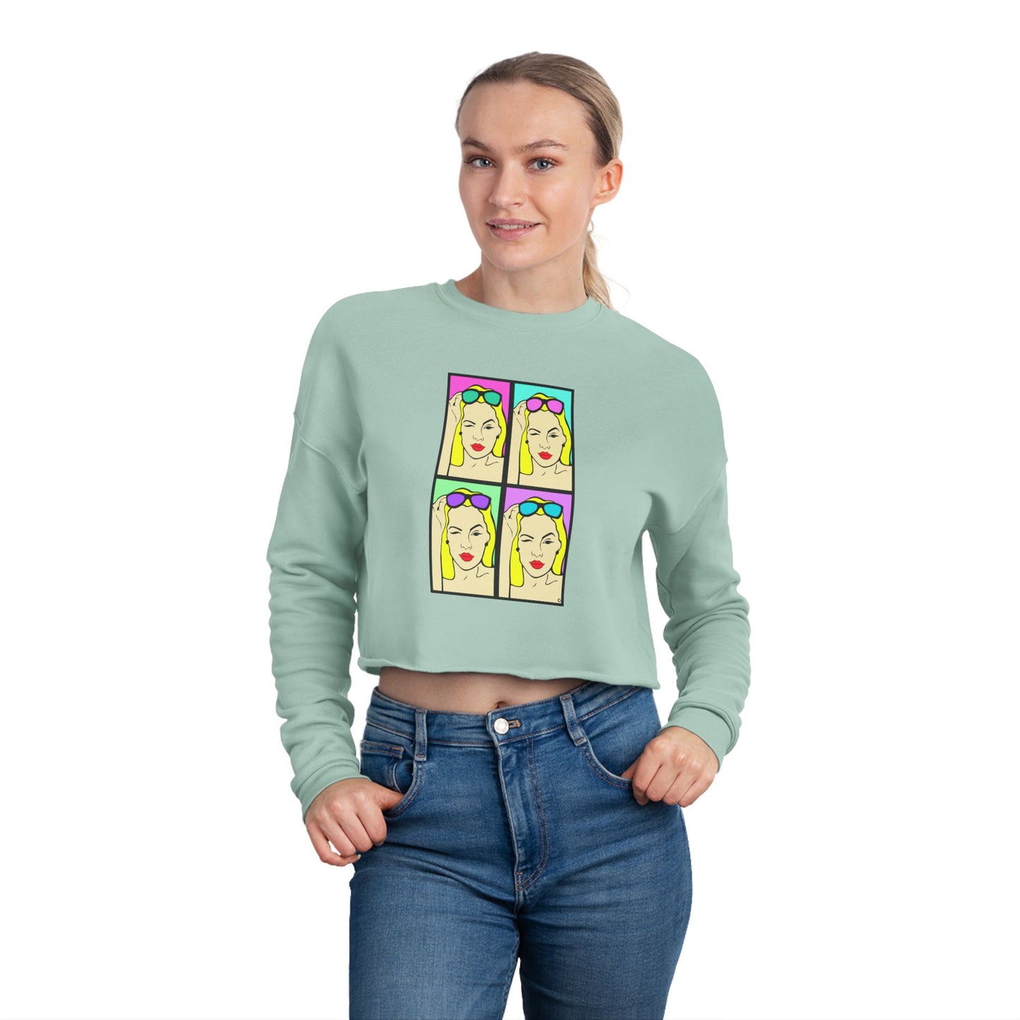 Sassy Women's Cropped Sweatshirt