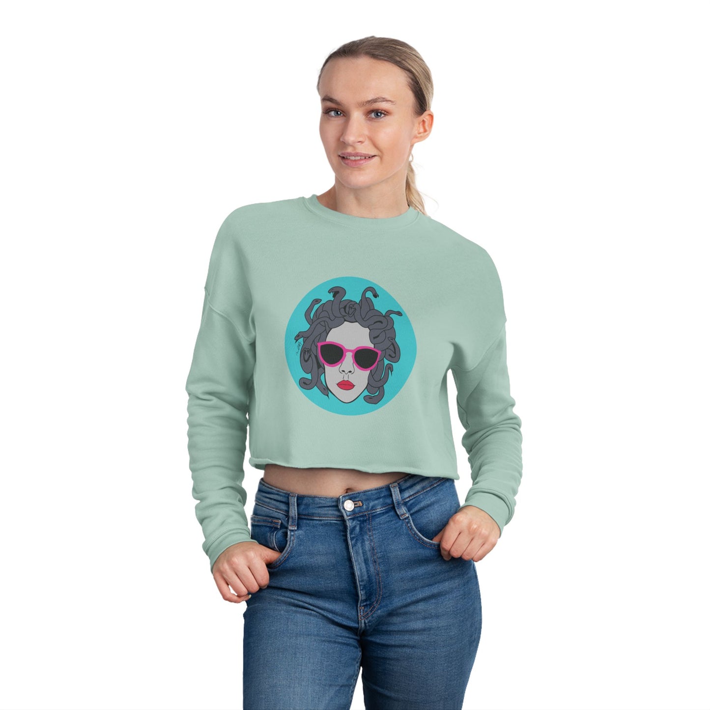 Medusa Cropped Sweatshirt
