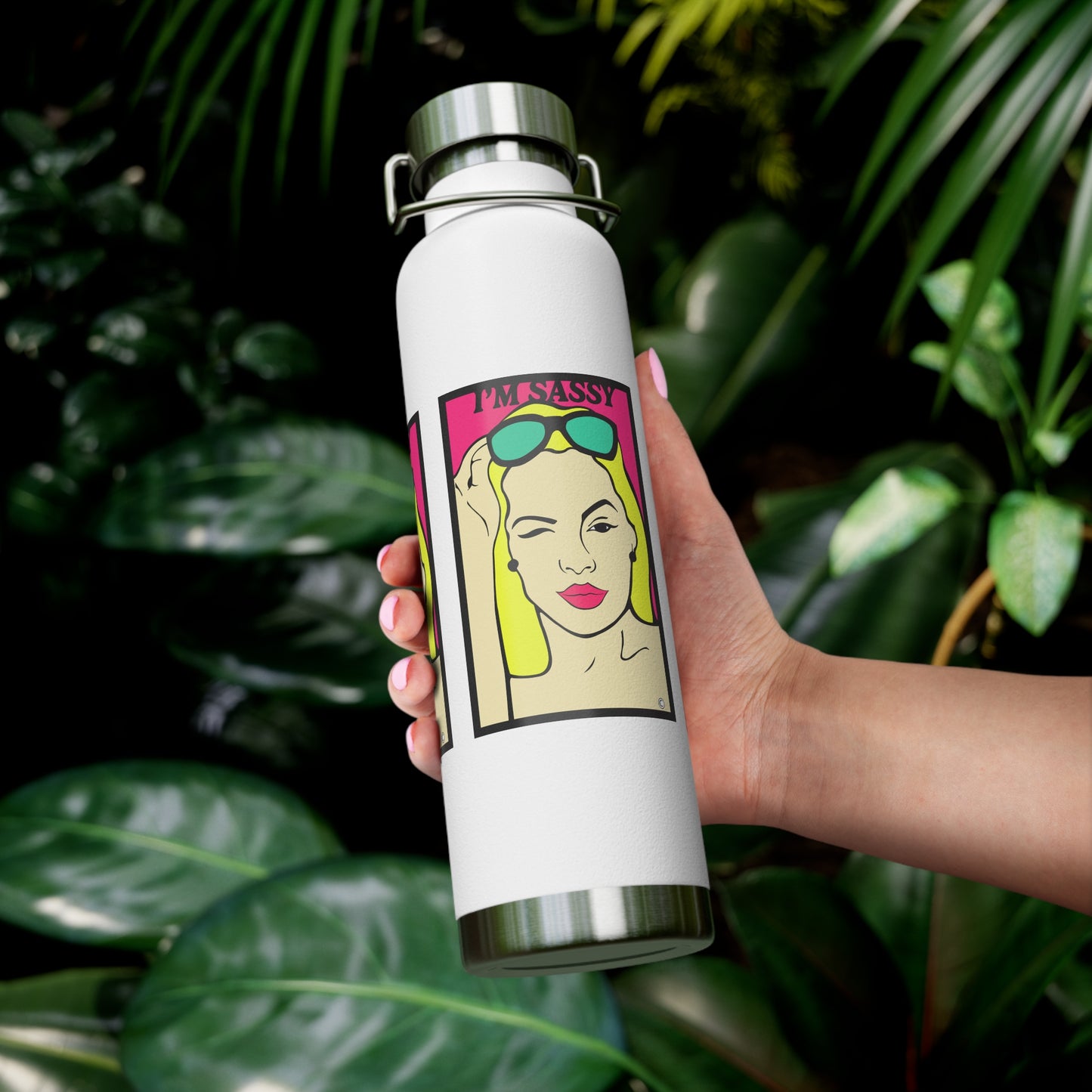 I"m Sassy Copper Vacuum Insulated Bottle, 22oz