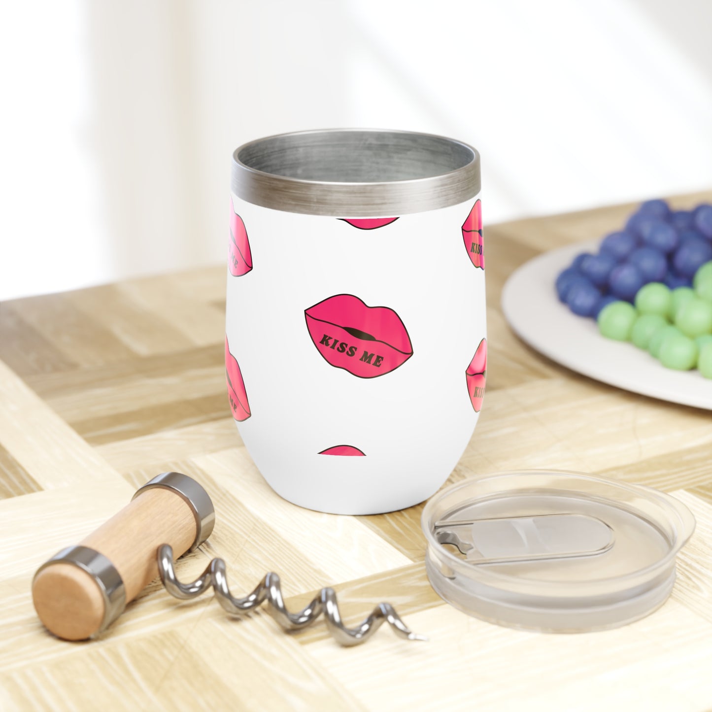 Kiss Me Chill Wine Tumbler