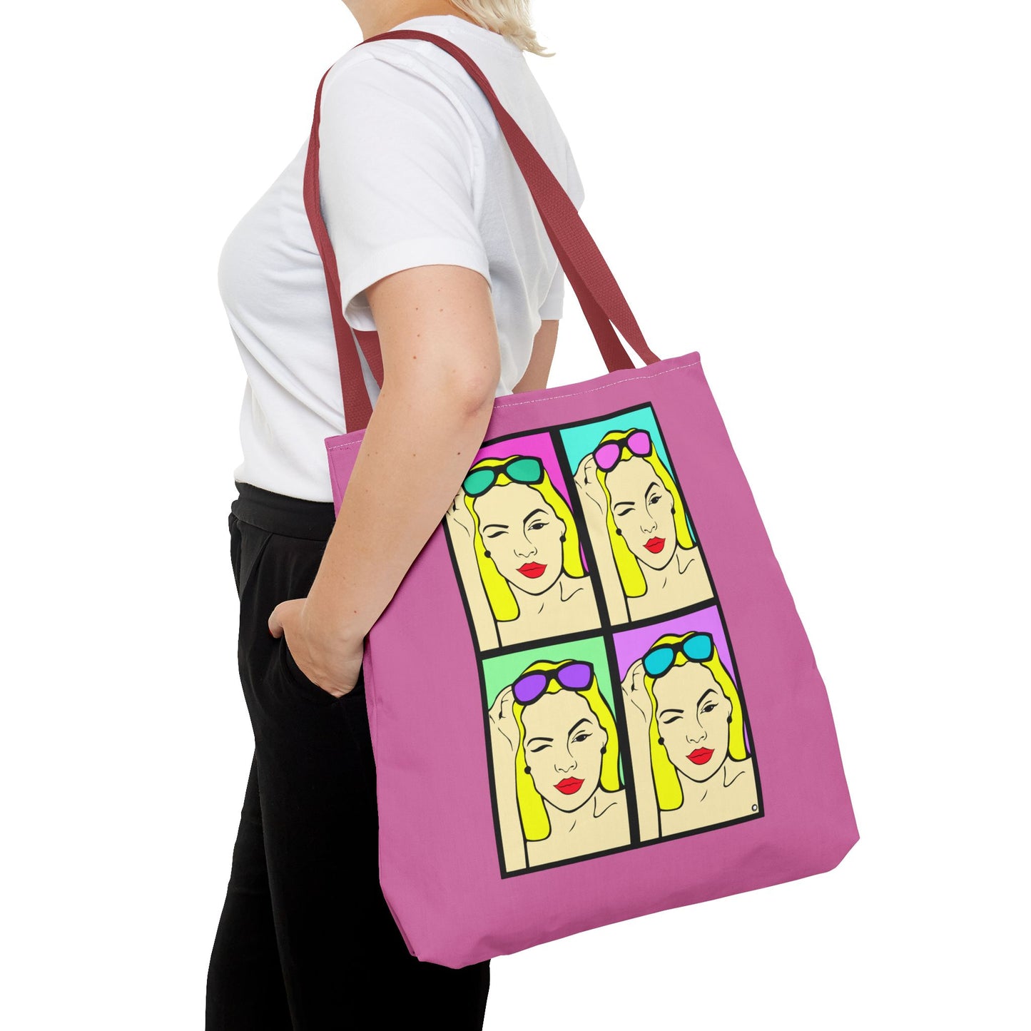 Sassy Pop Art Tote Bag