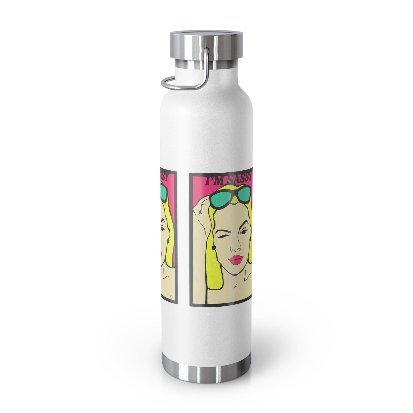 I"m Sassy Copper Vacuum Insulated Bottle, 22oz