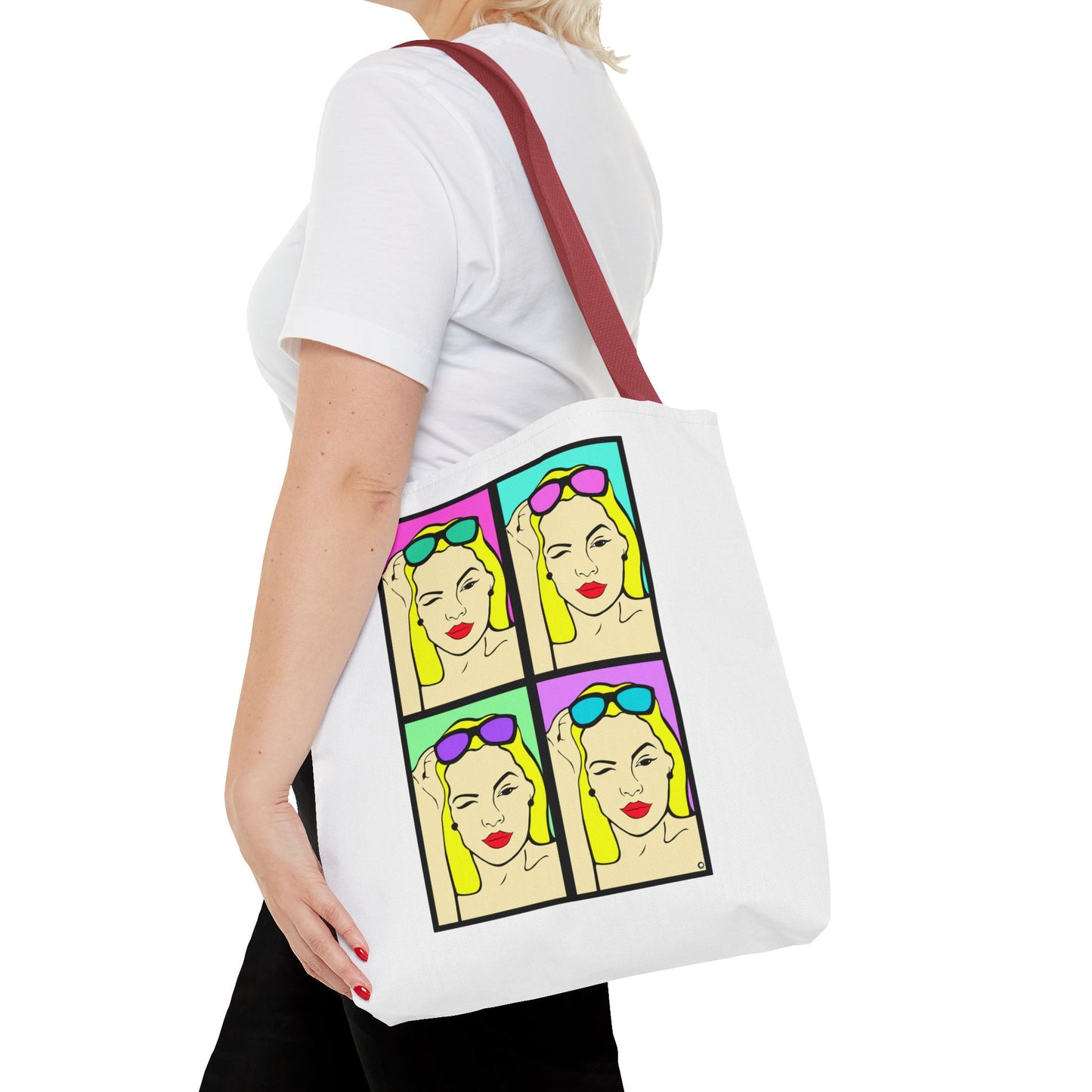 Sassy Pop Art Tote Bag