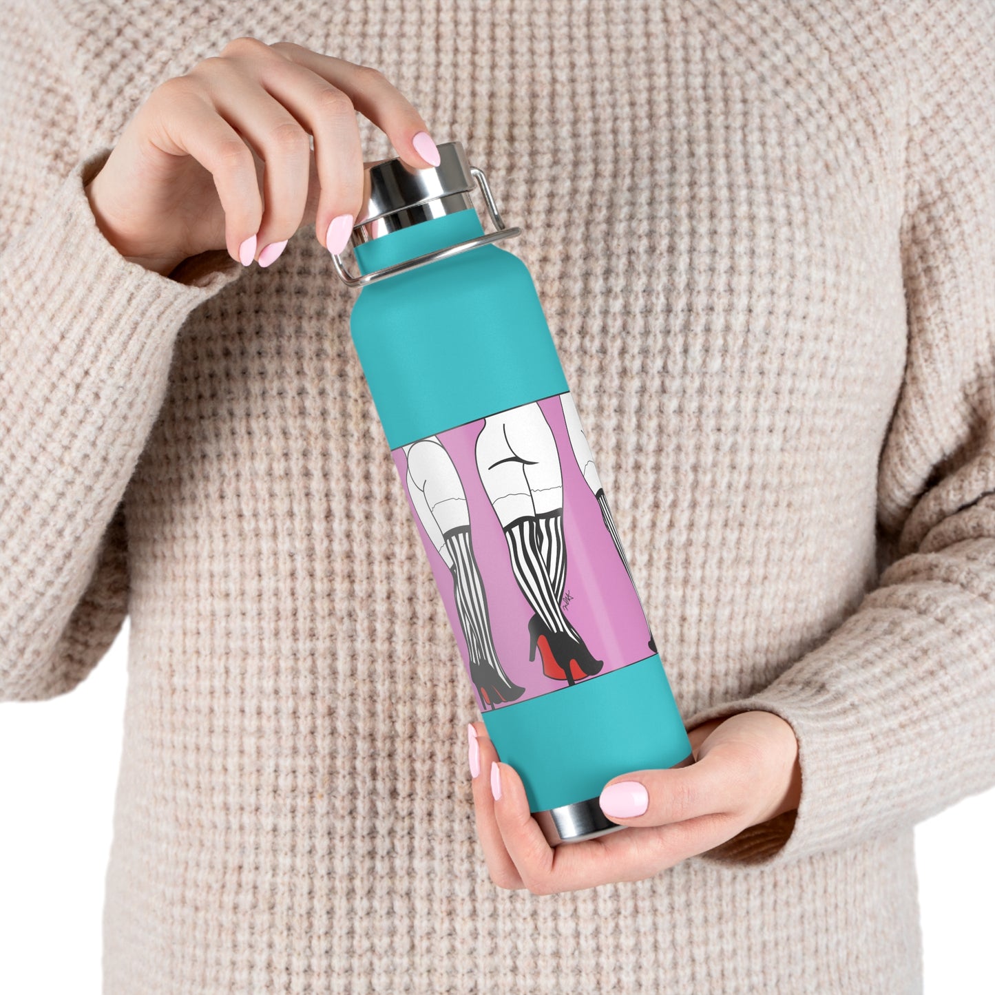 Burlesque Insulated Water Bottle - 22oz