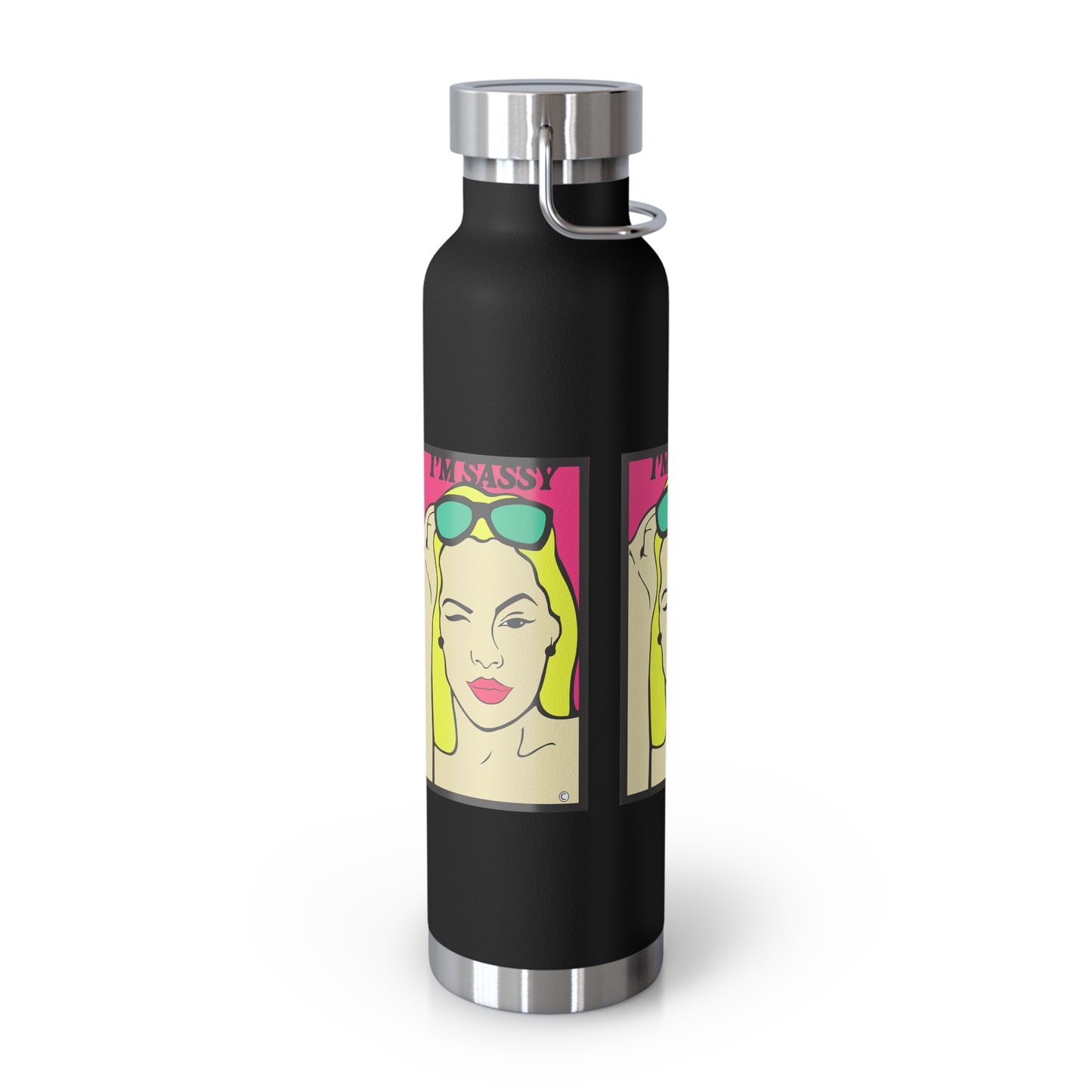 I"m Sassy Copper Vacuum Insulated Bottle, 22oz