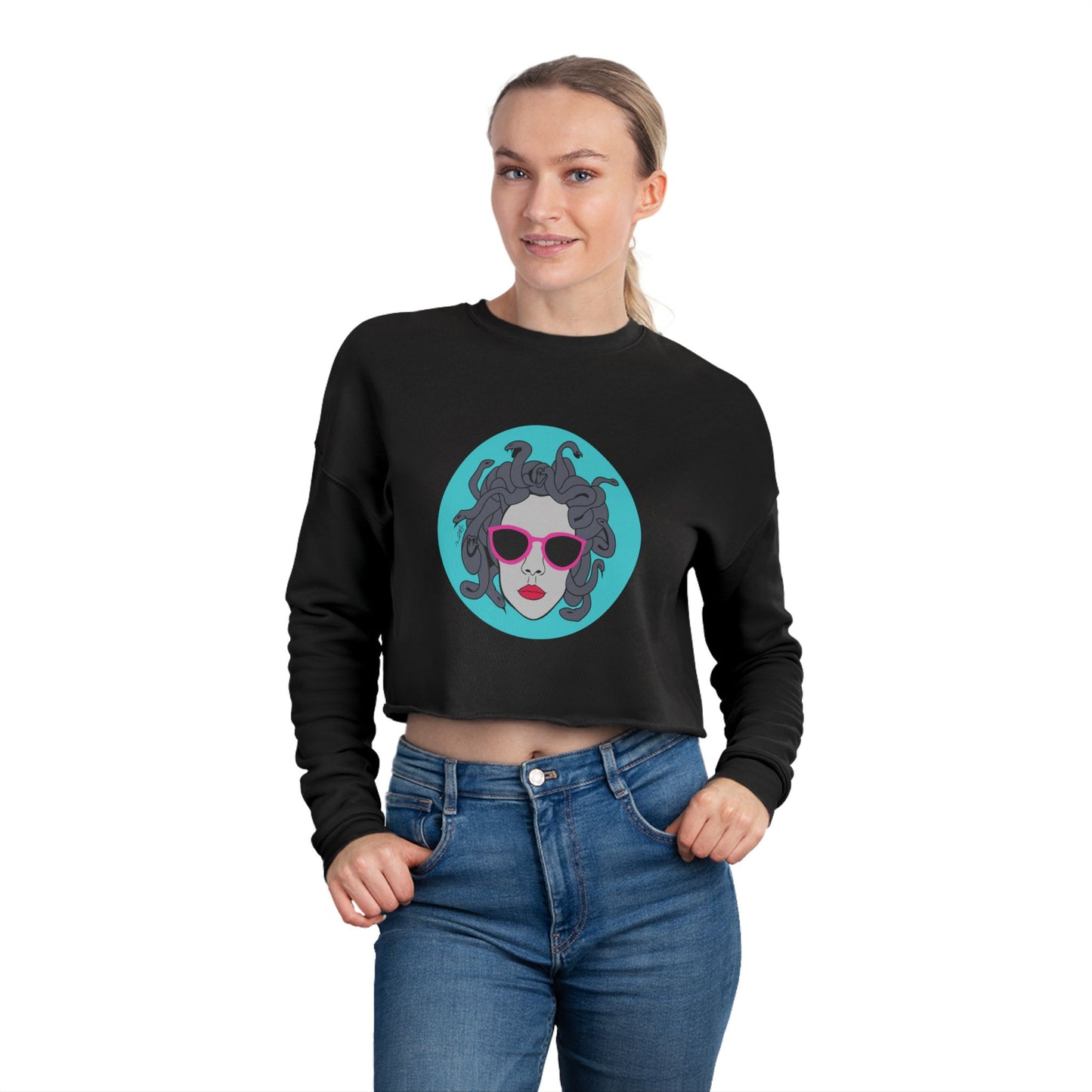 Medusa Cropped Sweatshirt