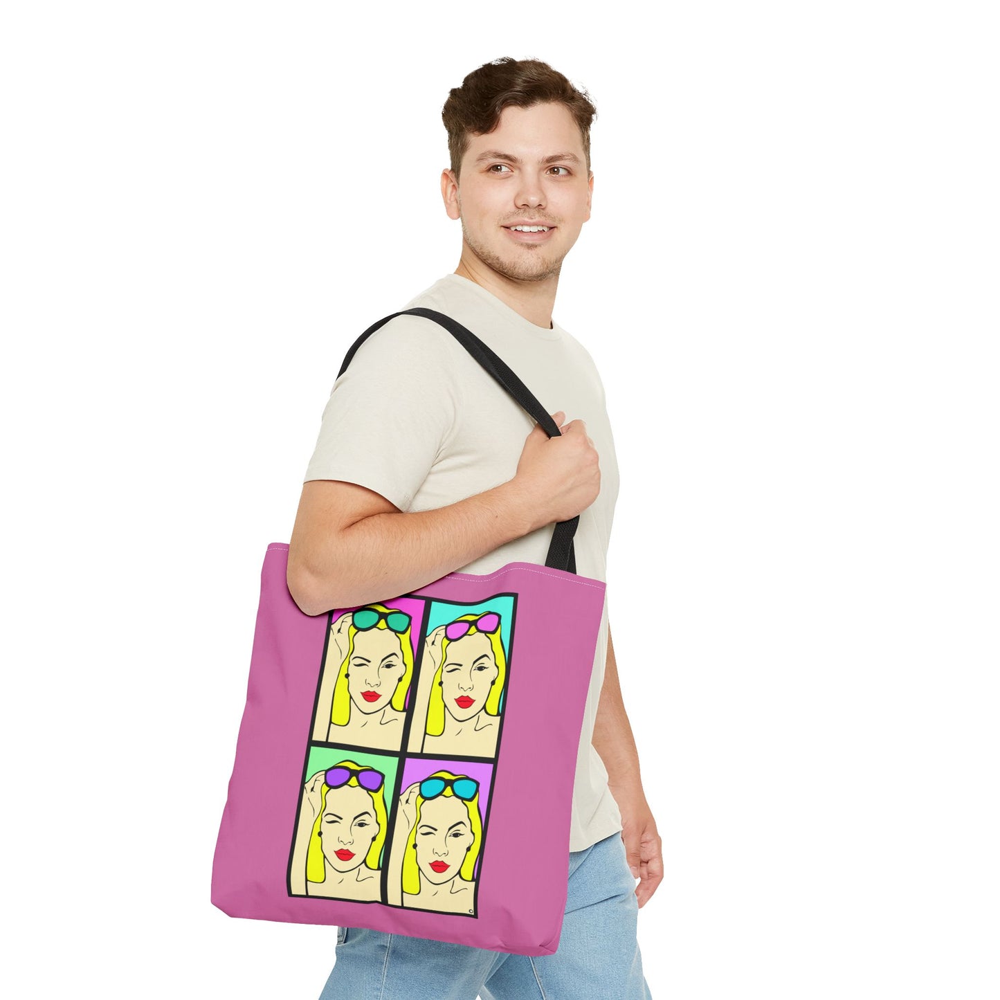 Sassy Pop Art Tote Bag