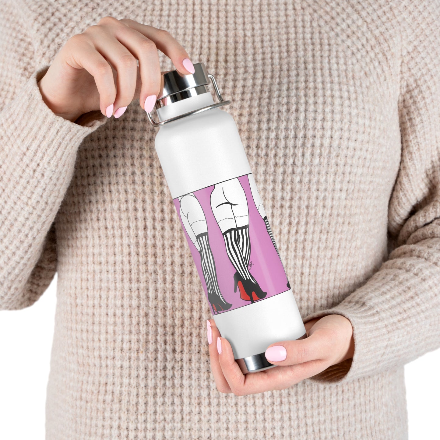 Burlesque Insulated Water Bottle - 22oz