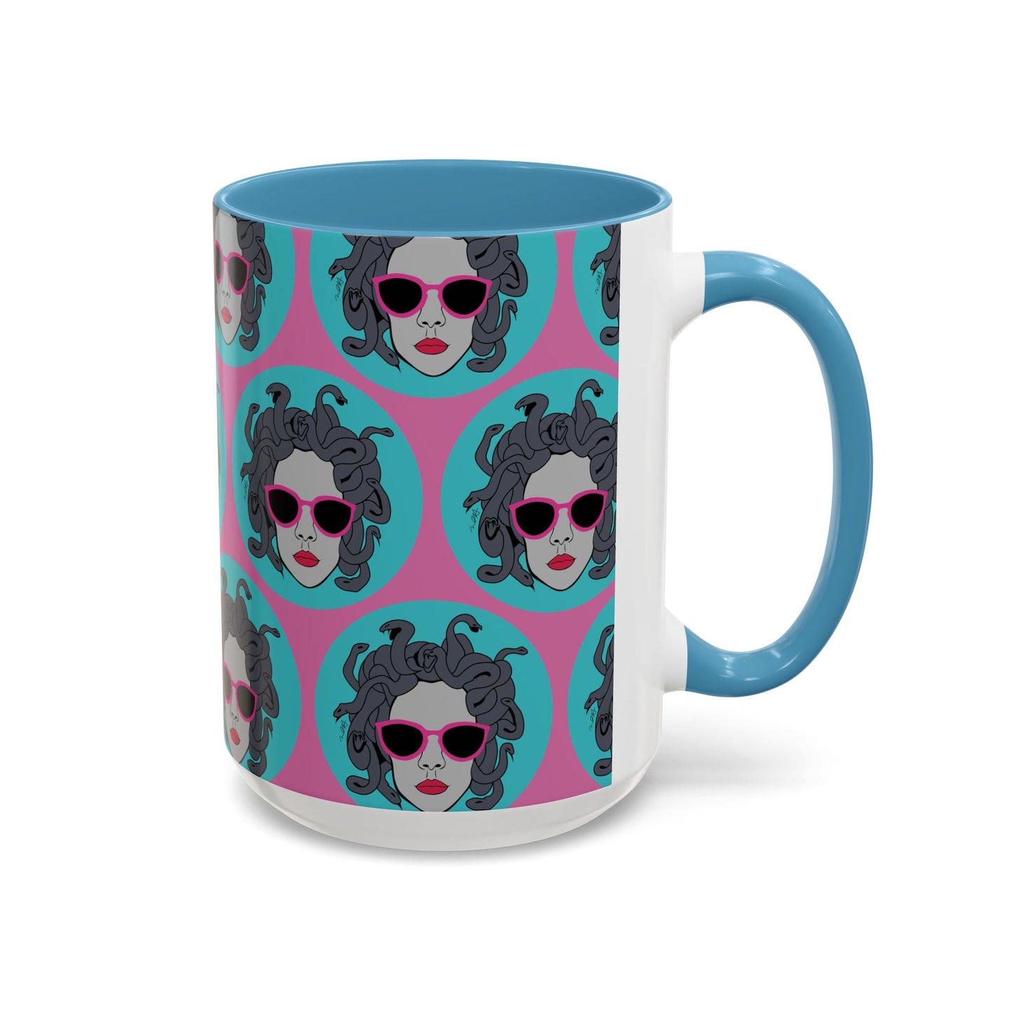 Colorful Medusa Coffee Mug