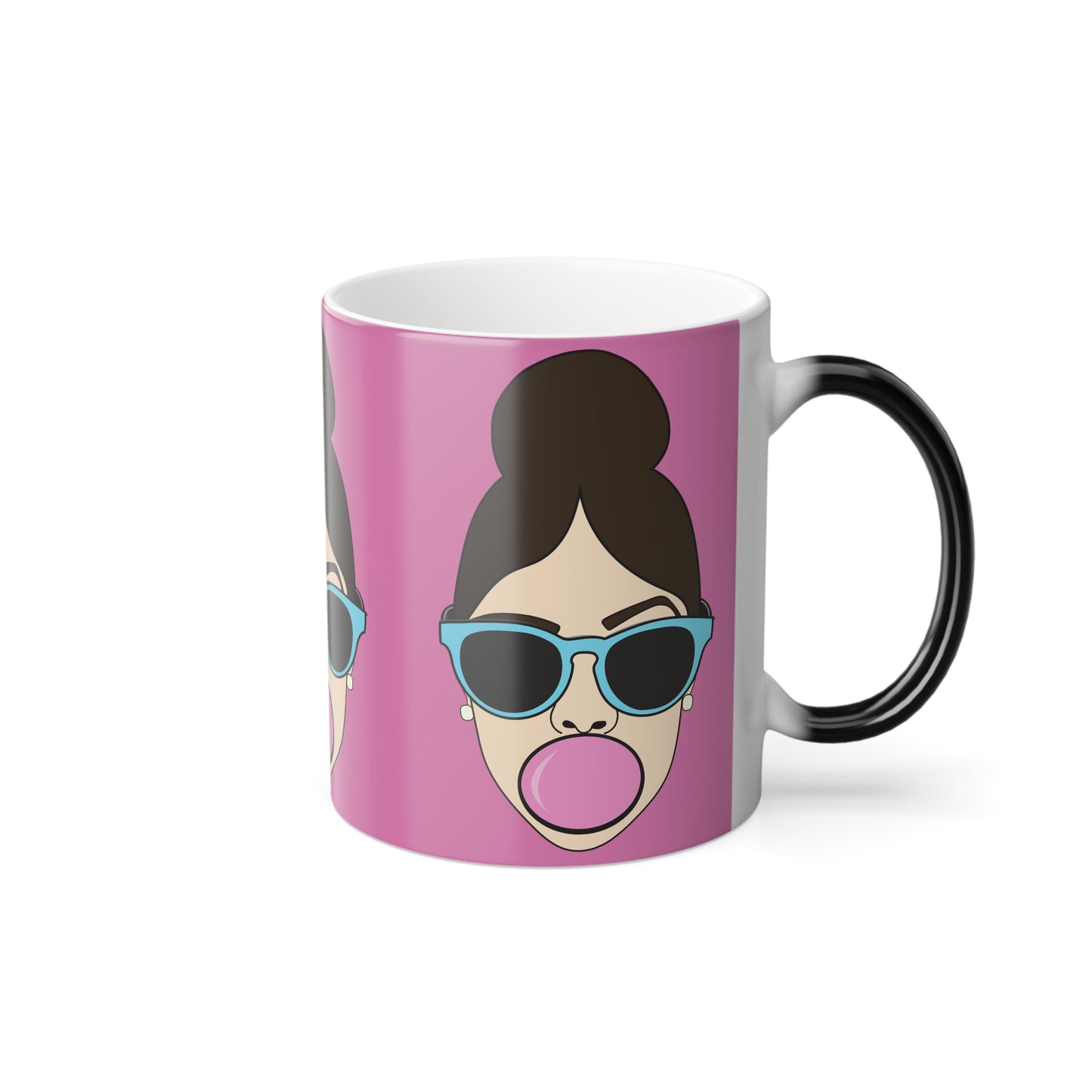 Bubble Gum Color Morphing Mug Pink, 11oz