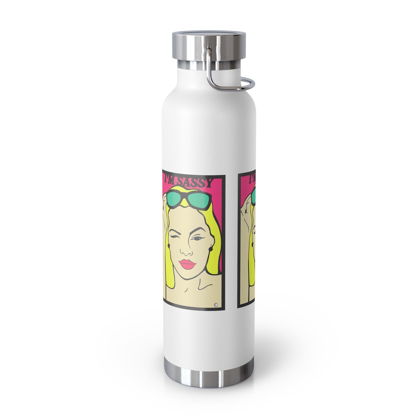 I"m Sassy Copper Vacuum Insulated Bottle, 22oz