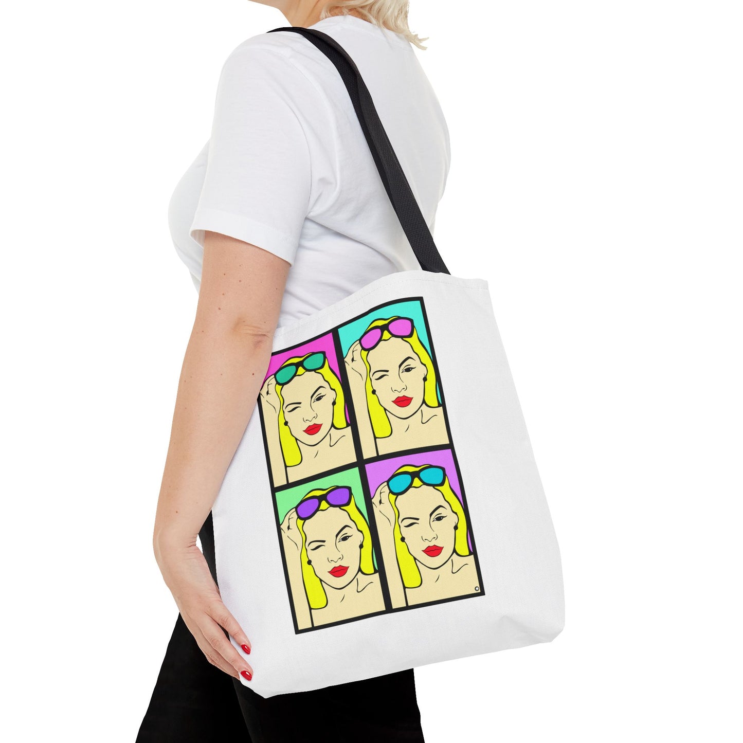 Sassy Pop Art Tote Bag