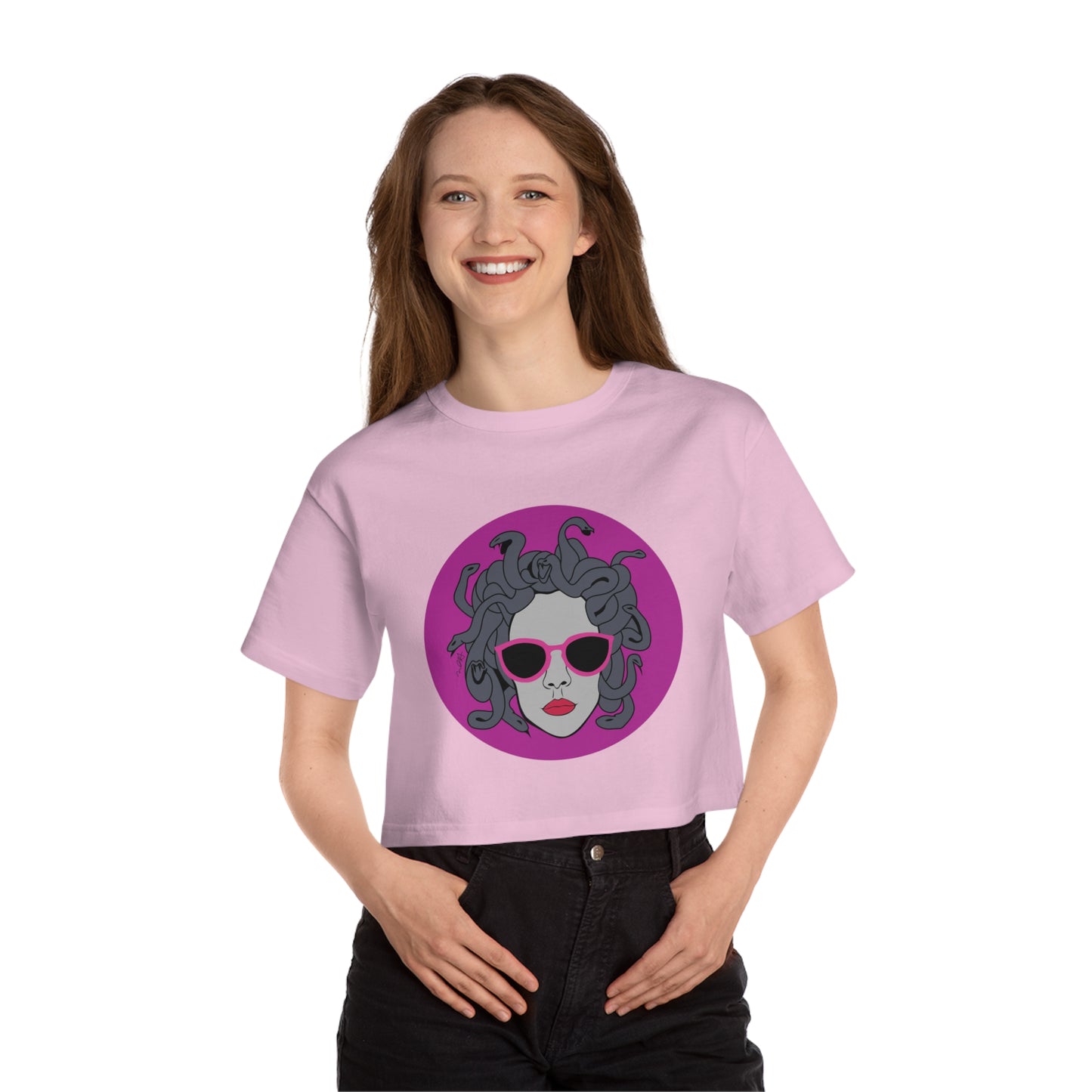 Medusa Cropped T-Shirt