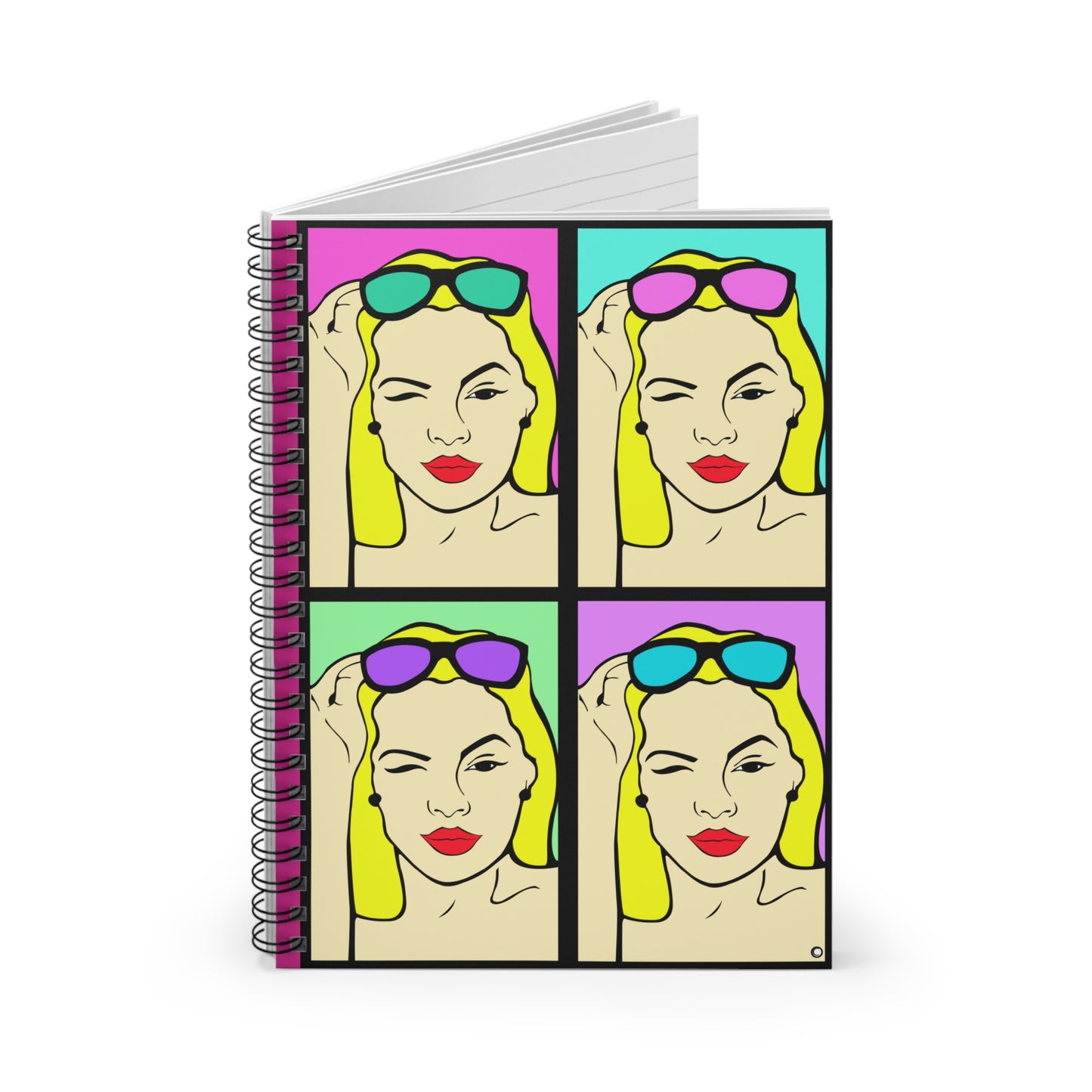 Pop Gal Spiral Notebook - Ruled Line