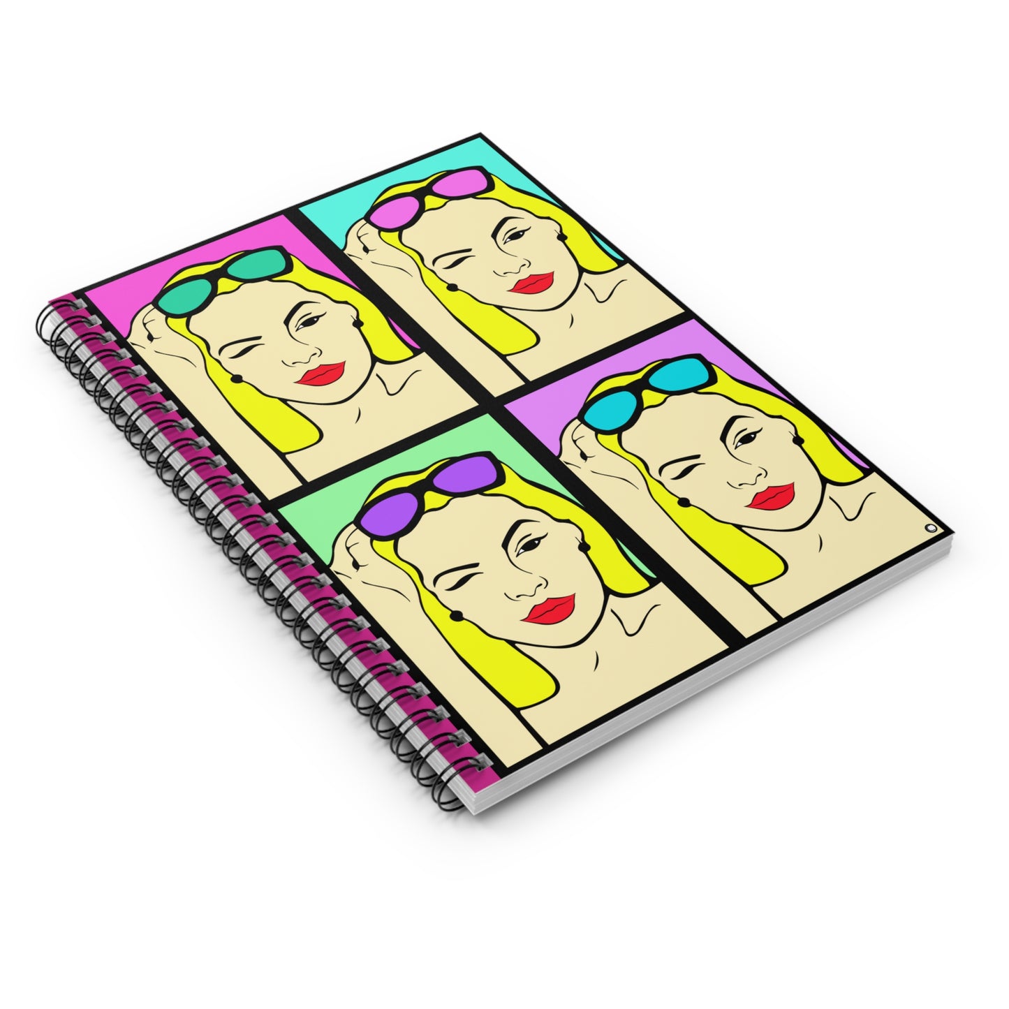 Pop Gal Spiral Notebook - Ruled Line