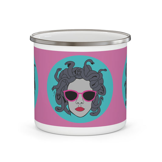 Medusa Enamel Camping Mug