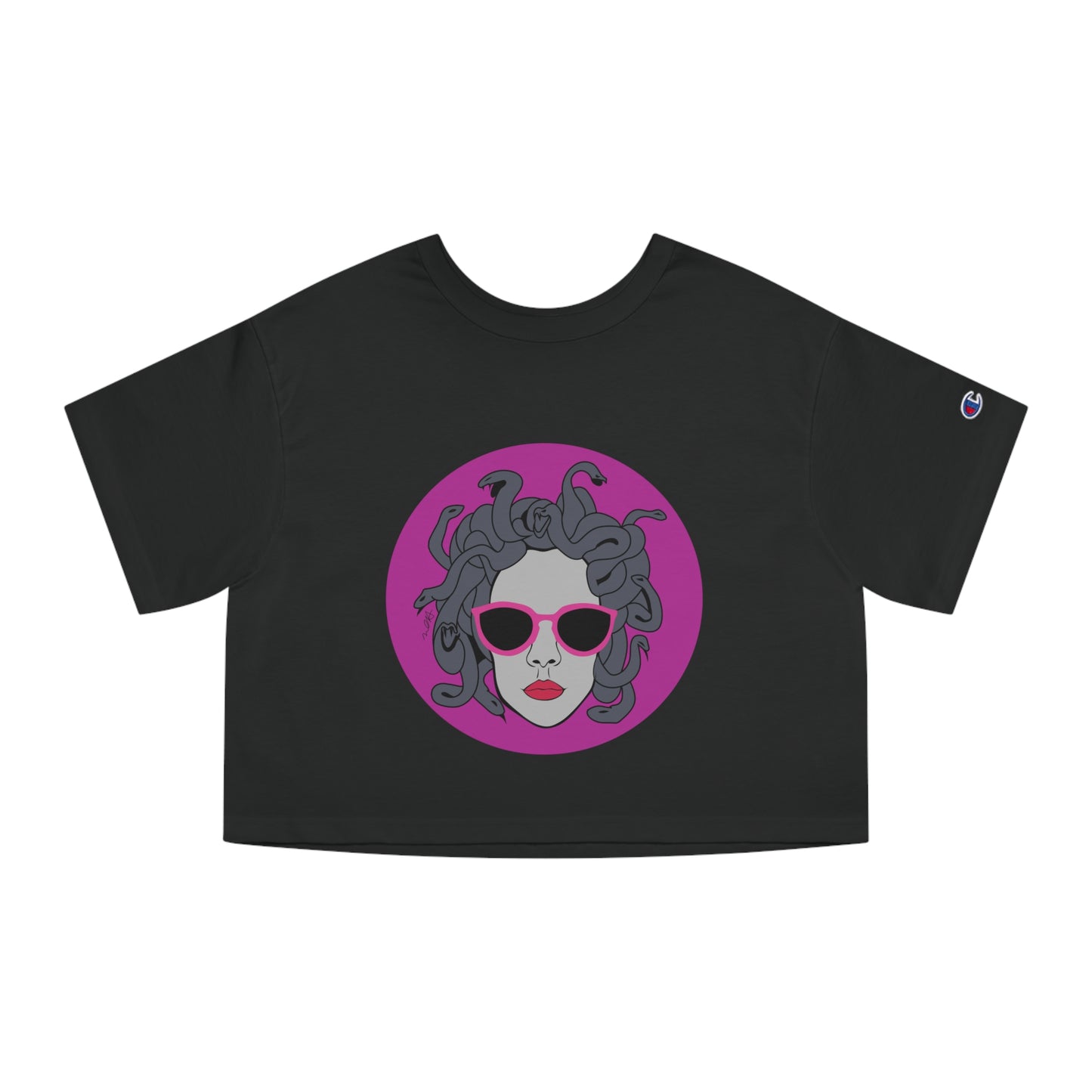 Medusa Cropped T-Shirt
