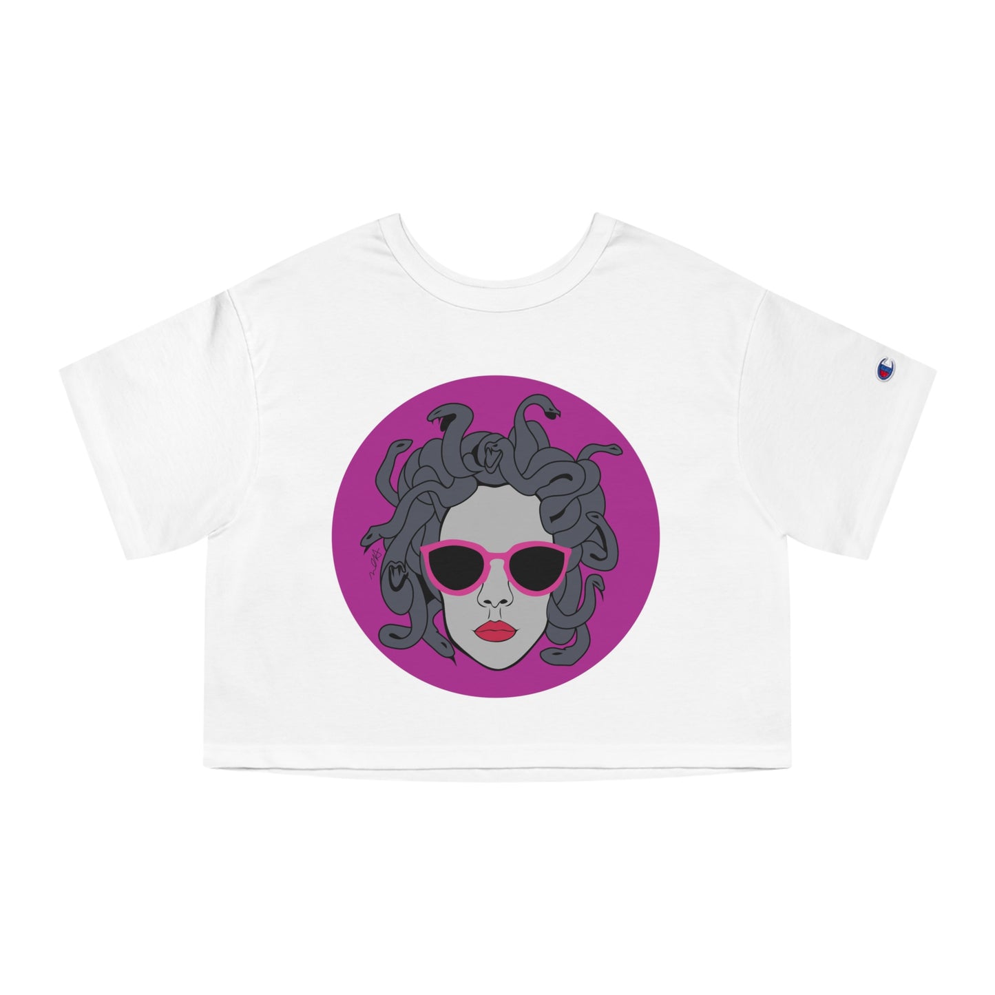 Medusa Graphic Cropped T