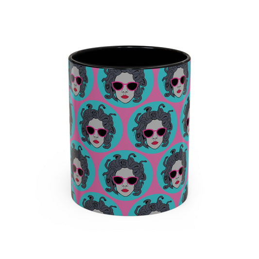 Colorful Medusa Coffee Mug