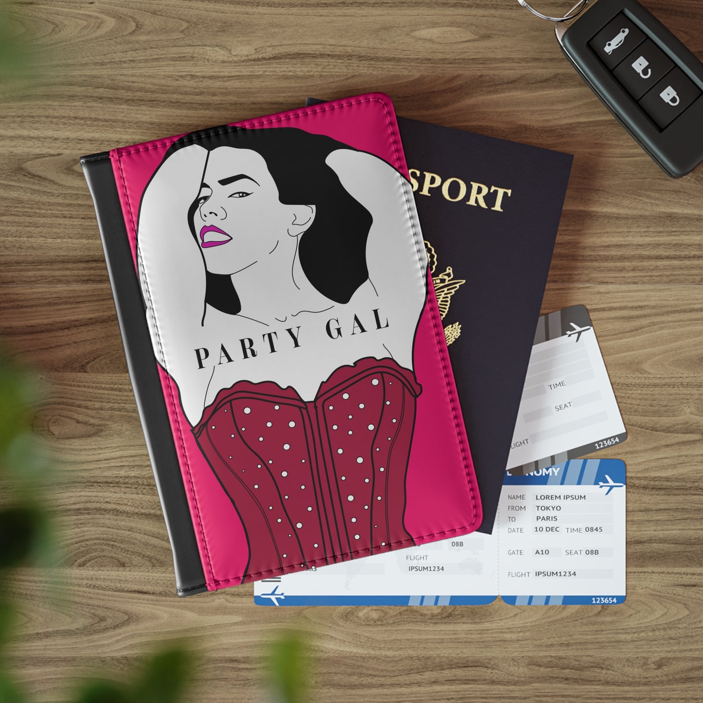 Party Gal Passport Cover