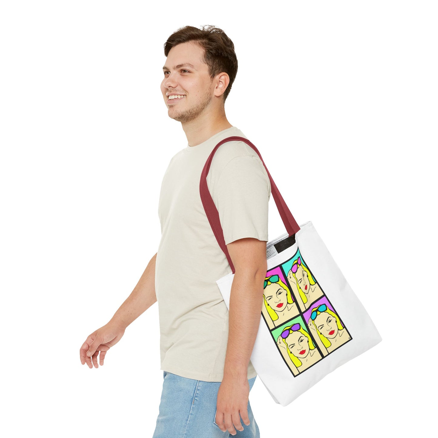 Sassy Pop Art Tote Bag