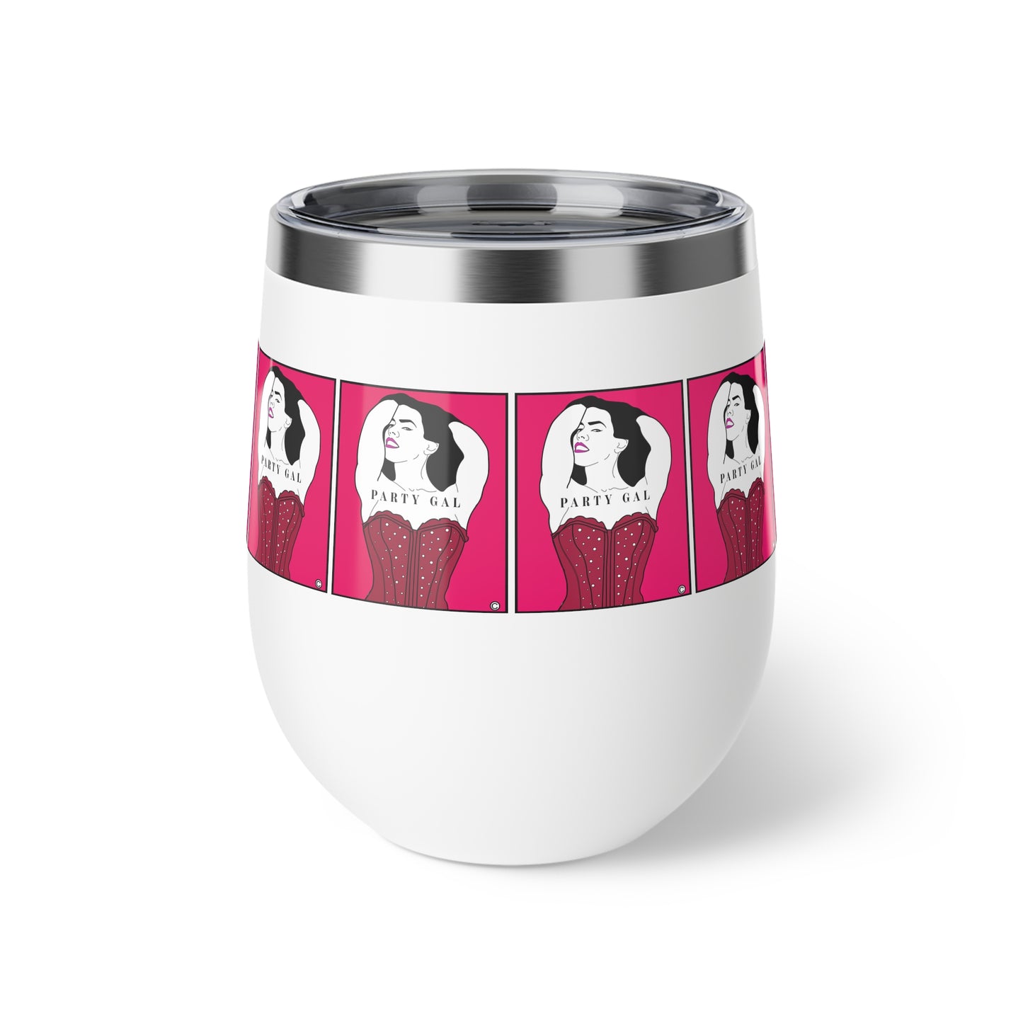 Party Gal Copper Vacuum Insulated Cup, 12oz