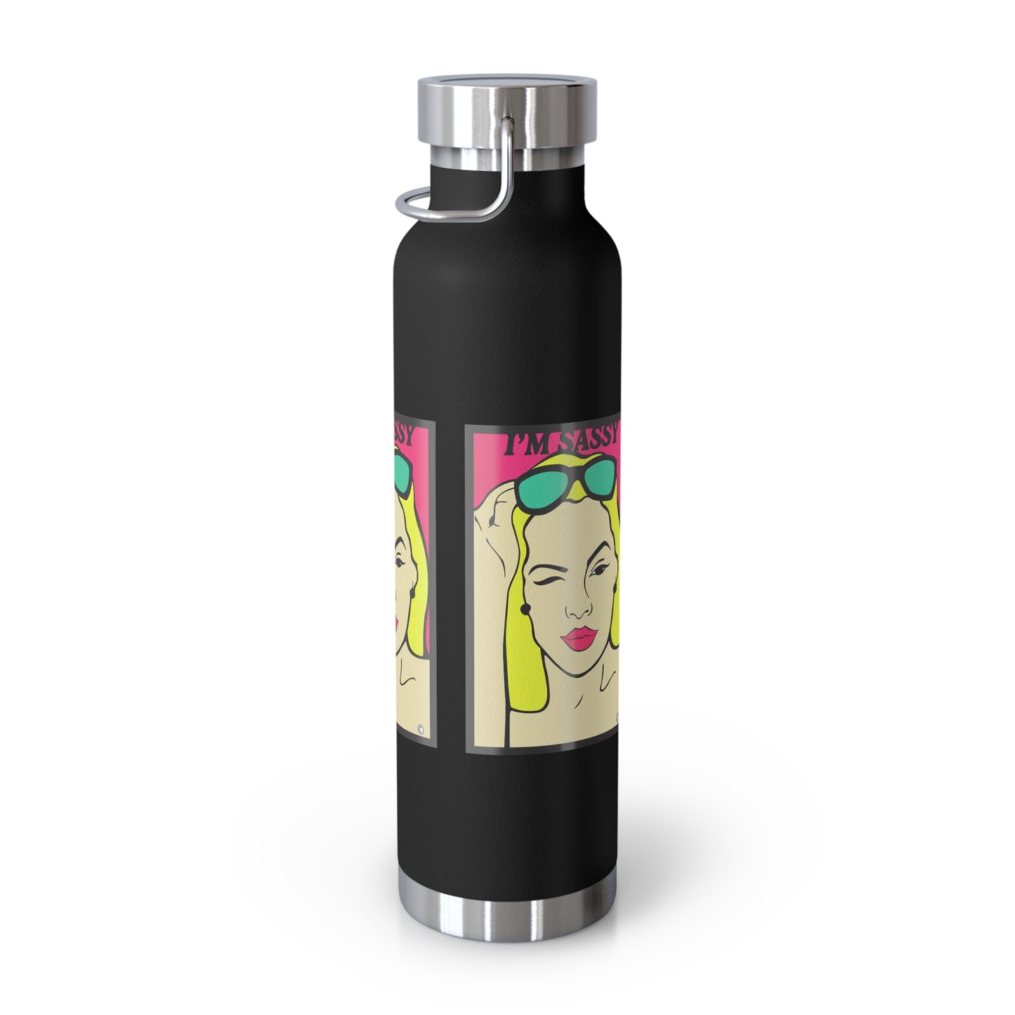I"m Sassy Copper Vacuum Insulated Bottle, 22oz