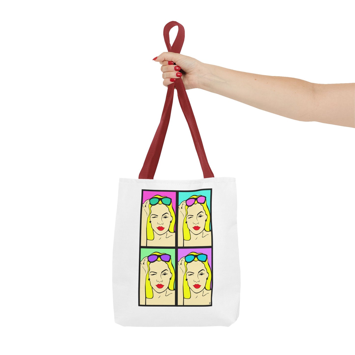 Sassy Pop Art Tote Bag