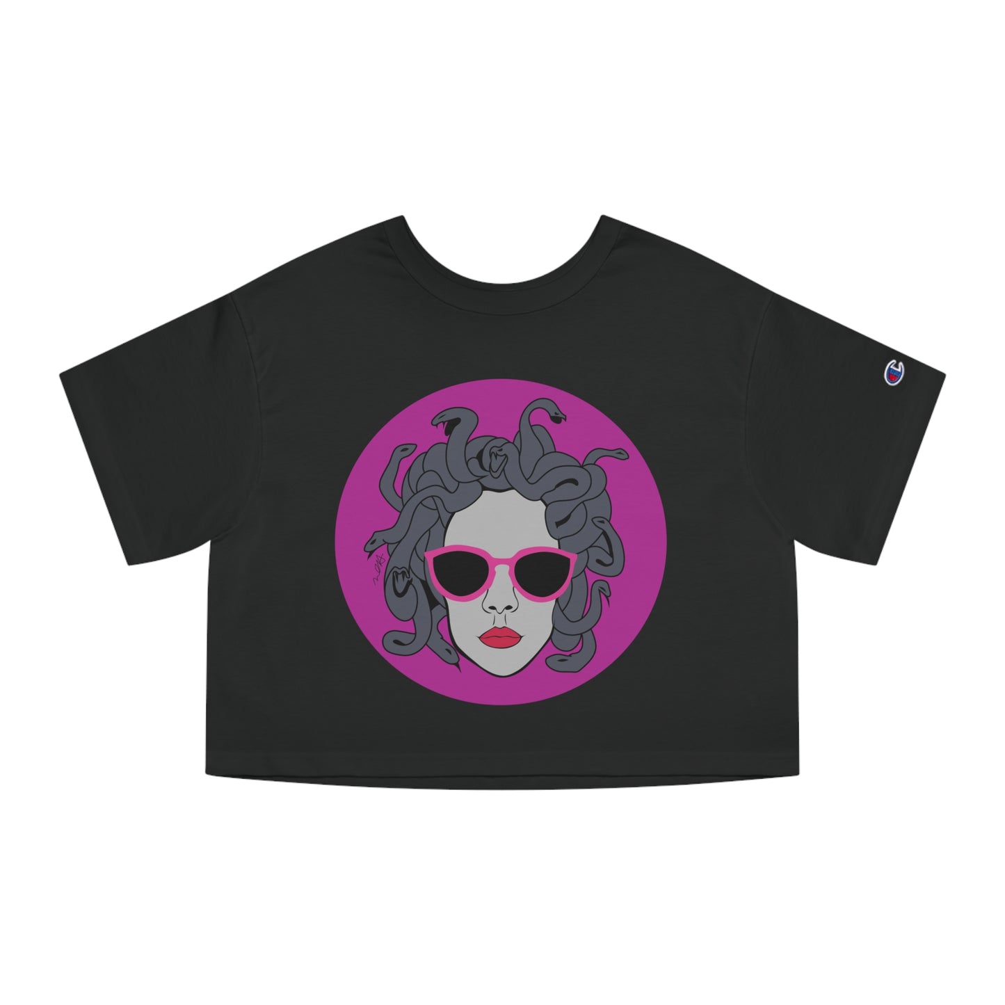 Medusa Graphic Cropped T