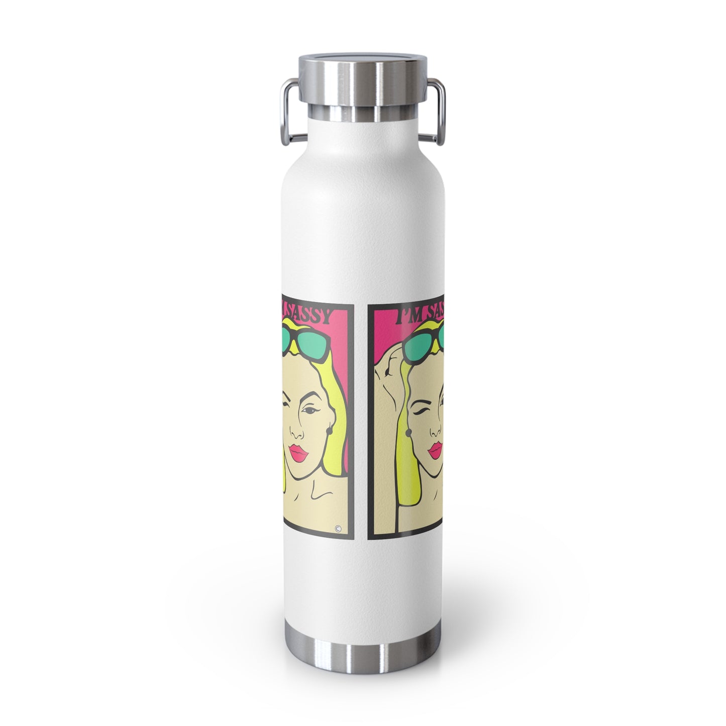 I"m Sassy Copper Vacuum Insulated Bottle, 22oz