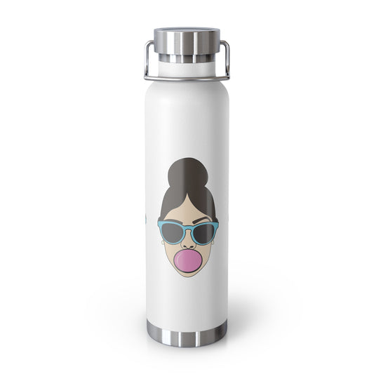 BubbleGum Insulated Water Bottle -  22oz