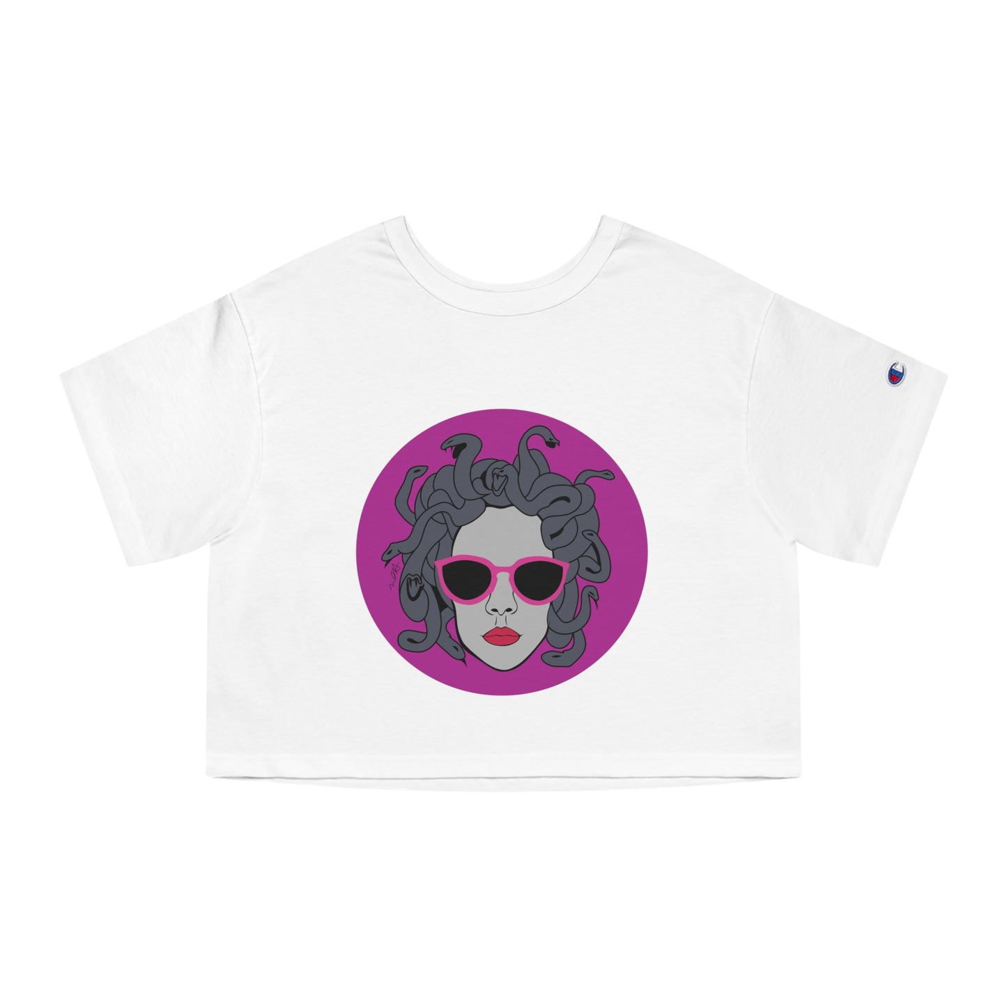 Medusa Cropped T-Shirt