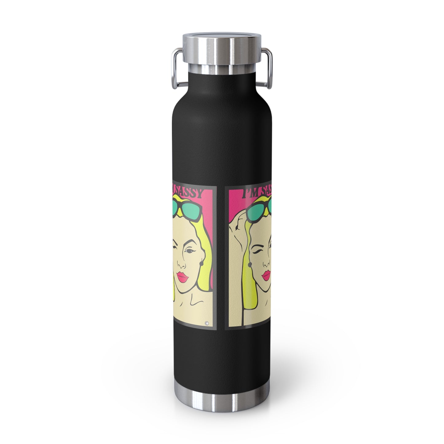 I"m Sassy Copper Vacuum Insulated Bottle, 22oz