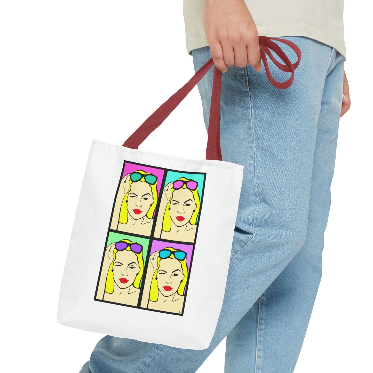 Sassy Pop Art Tote Bag