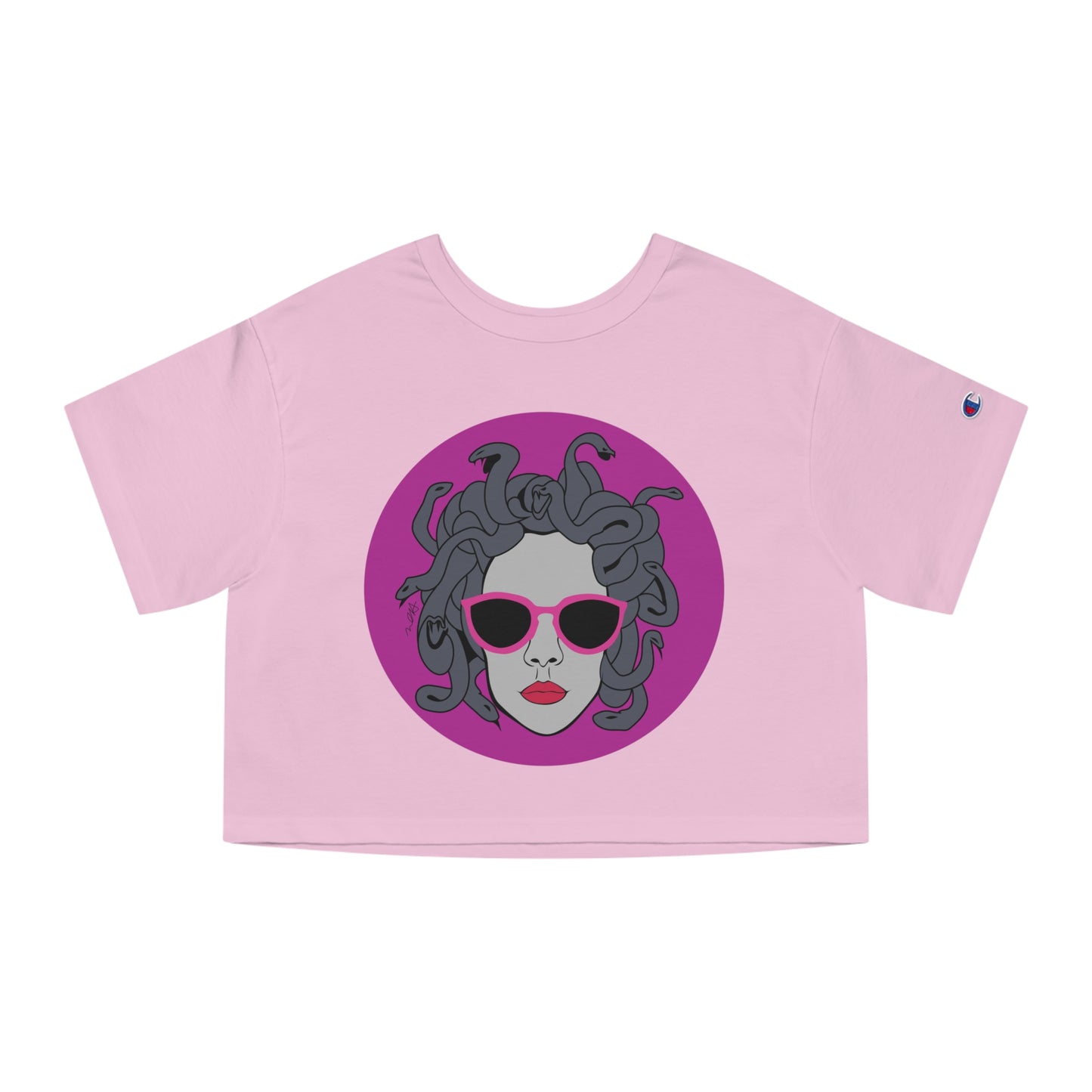 Medusa Graphic Cropped T